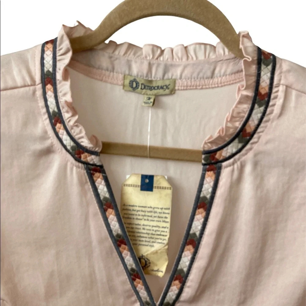 Democracy Long Sleeves Top Medium BNWT - Picture 5 of 6